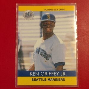Ken Griffey Jr. 1991 Playball USA Cards #91-1 Seattle Mariners Baseball Card